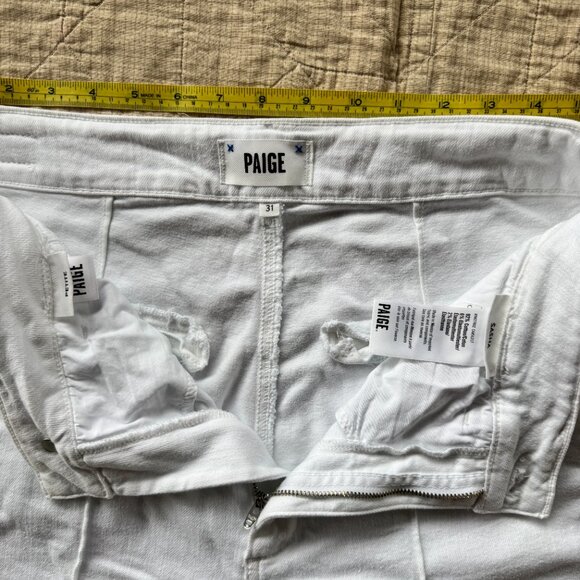 Sasha Wide Leg Jean - White - Picture 3 of 8